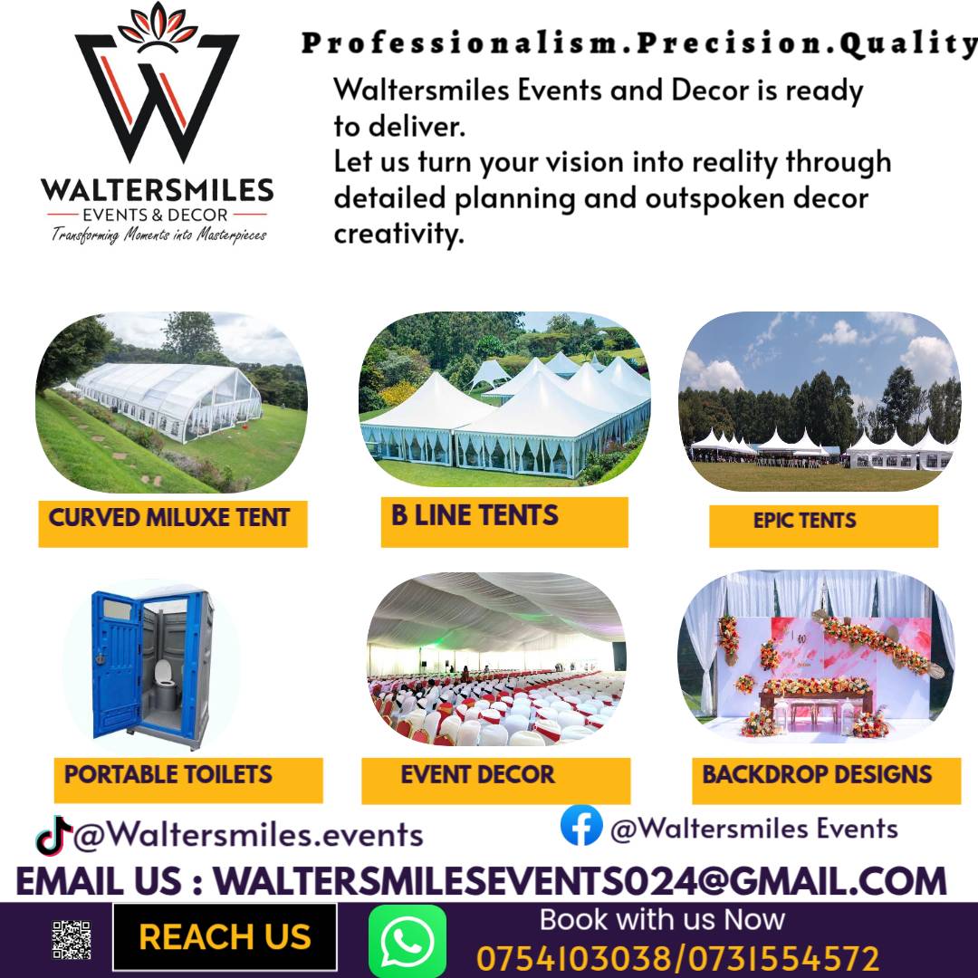 Waltersmiles Events & Decor services advertisement