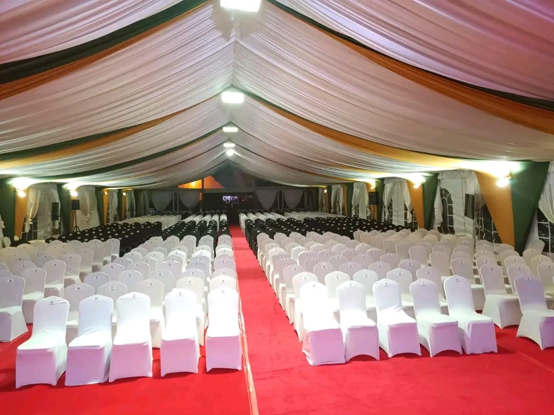 Professional corporate function setup