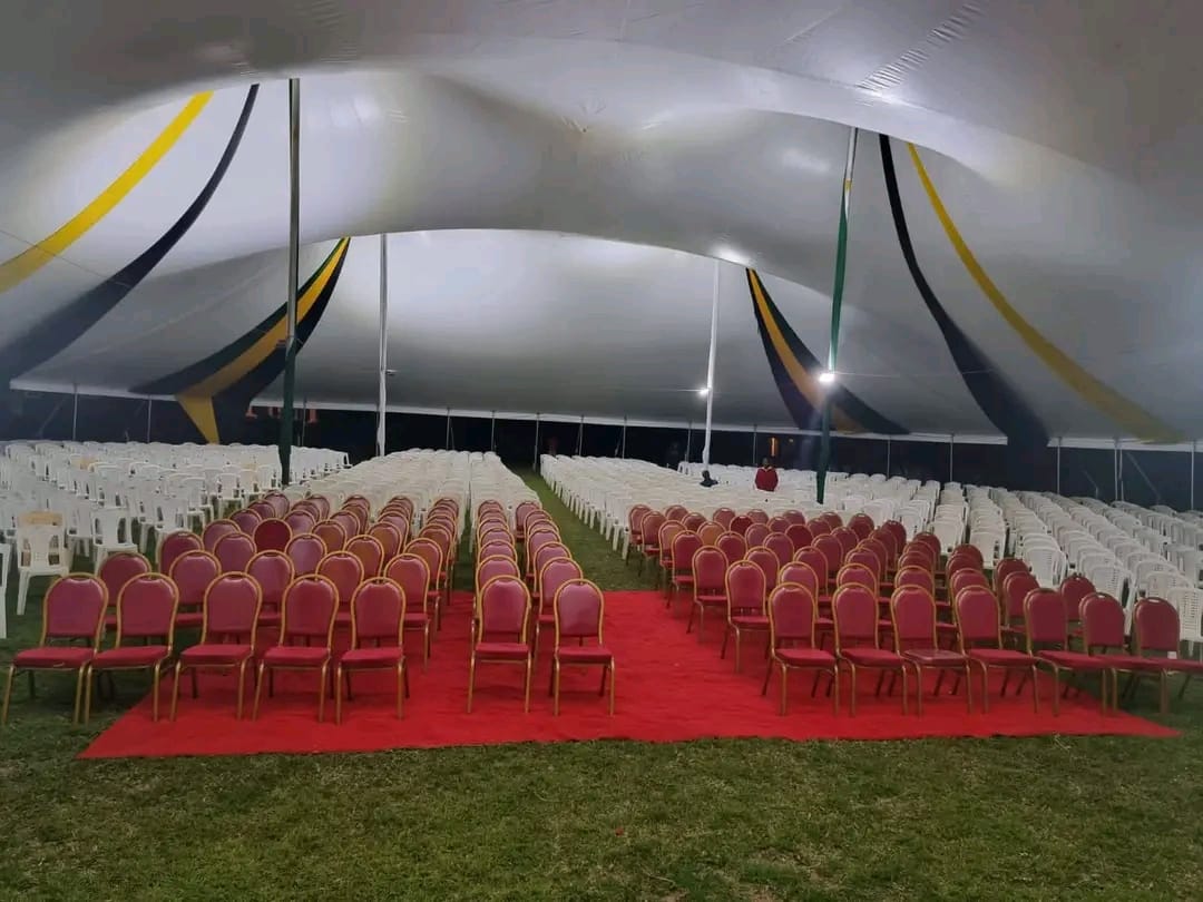 Modern Dome Tent Setup